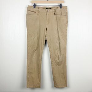 Lauren Ralph Lauren Pants Womens 12 Tan Brown Chino‎ Straight